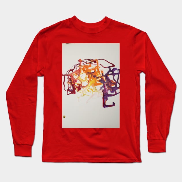 This is your brain on art! Long Sleeve T-Shirt by DancingCreek